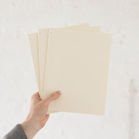 MD Notebook Light - Skrivhäfte - 3 - pack A4 - Blank - 5 - Midori - Tidformera