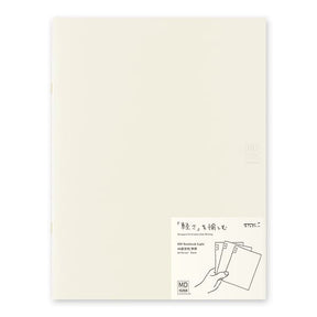 MD Notebook Light - Skrivhäfte - 3 - pack A4 - Blank - 1 - Midori - Tidformera