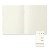 MD Notebook Light - Skrivhäfte - 3 - pack A4 - Rutad - 3 - Midori - Tidformera
