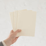 MD Notebook Light - Skrivhäfte - 3 - pack A5 - Linjerad - 5 - Midori - Tidformera