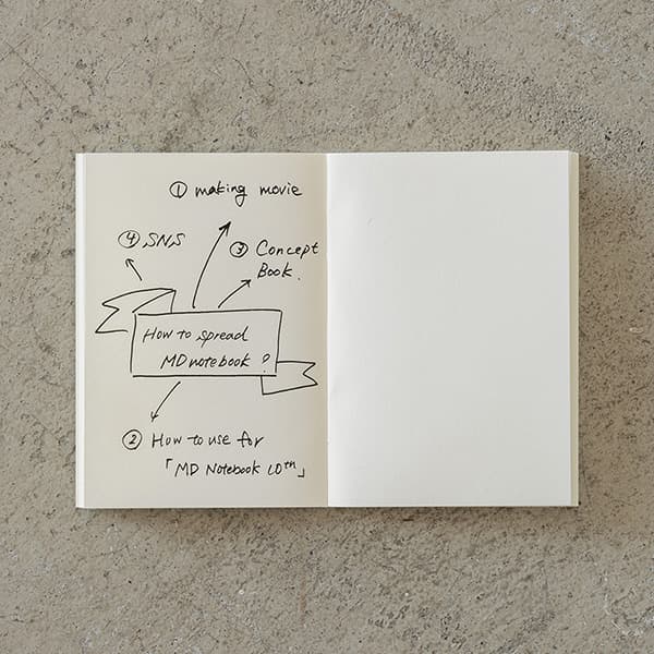 MD Notebook Light - Skrivhäfte - 3 - pack A7 - Olinjerad - 7 - Midori - Tidformera
