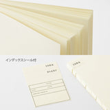 MD Notebook Thick Square - Blank - 6 - Midori - Tidformera
