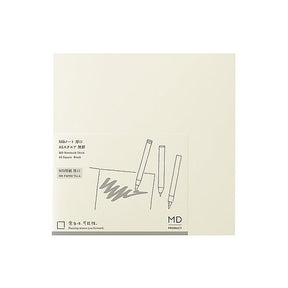 MD Notebook Thick Square - Blank - 1 - Midori - Tidformera