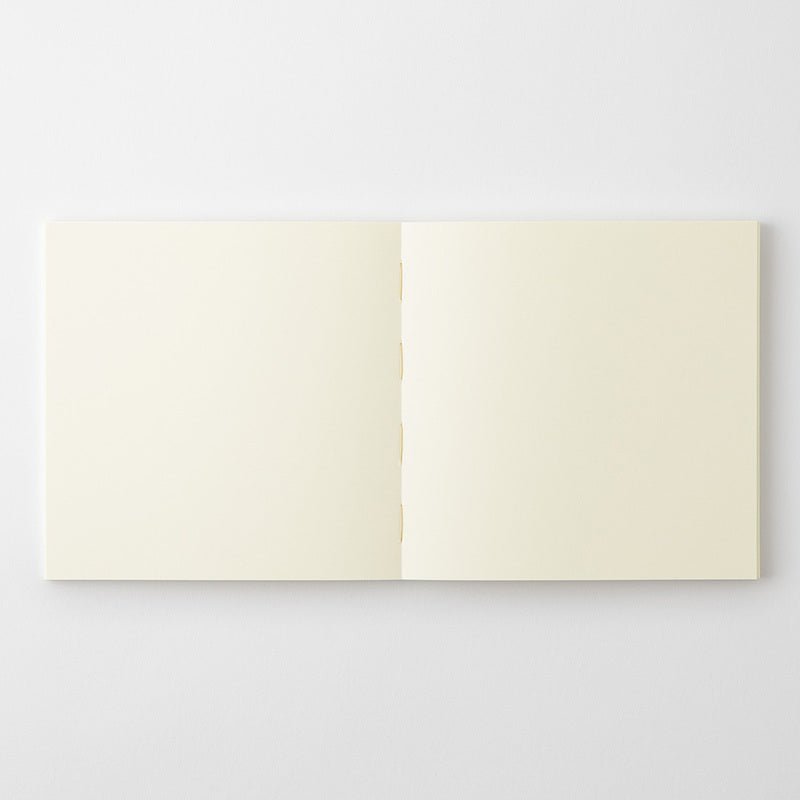 MD Notebook Thick Square - Blank - 3 - Midori - Tidformera