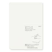 MD Paper Pad A4 Cotton - Blank - 1 - Midori - Tidformera