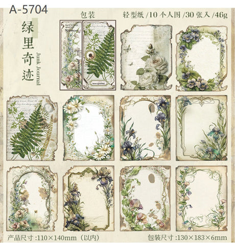 Memo Pad - Dekorpapper - Green Garden - Other - Tidformera