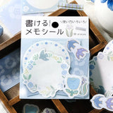 Memo stickers Hanabiki - Blue - BGM - Tidformera