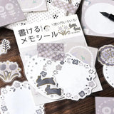 Memo stickers Hanabiki - Gray - 5 - BGM - Tidformera