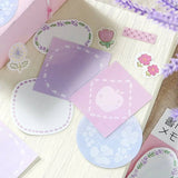 Memo stickers Hanabiki - Pink - BGM - Tidformera