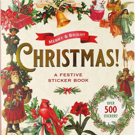 Merry & Bright Christmas! Sticker book - Peter Pauper Press - Tidformera