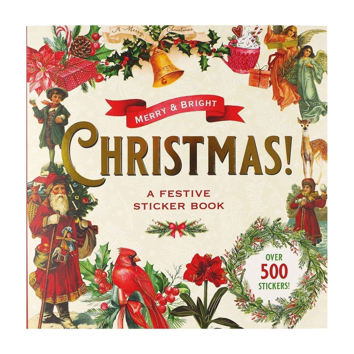 Merry & Bright Christmas! Sticker book - 8 - Peter Pauper Press - Tidformera