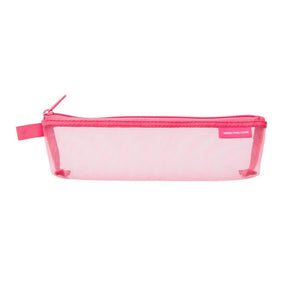 Mesh Pen Case - Pink - 1 - Midori - Tidformera