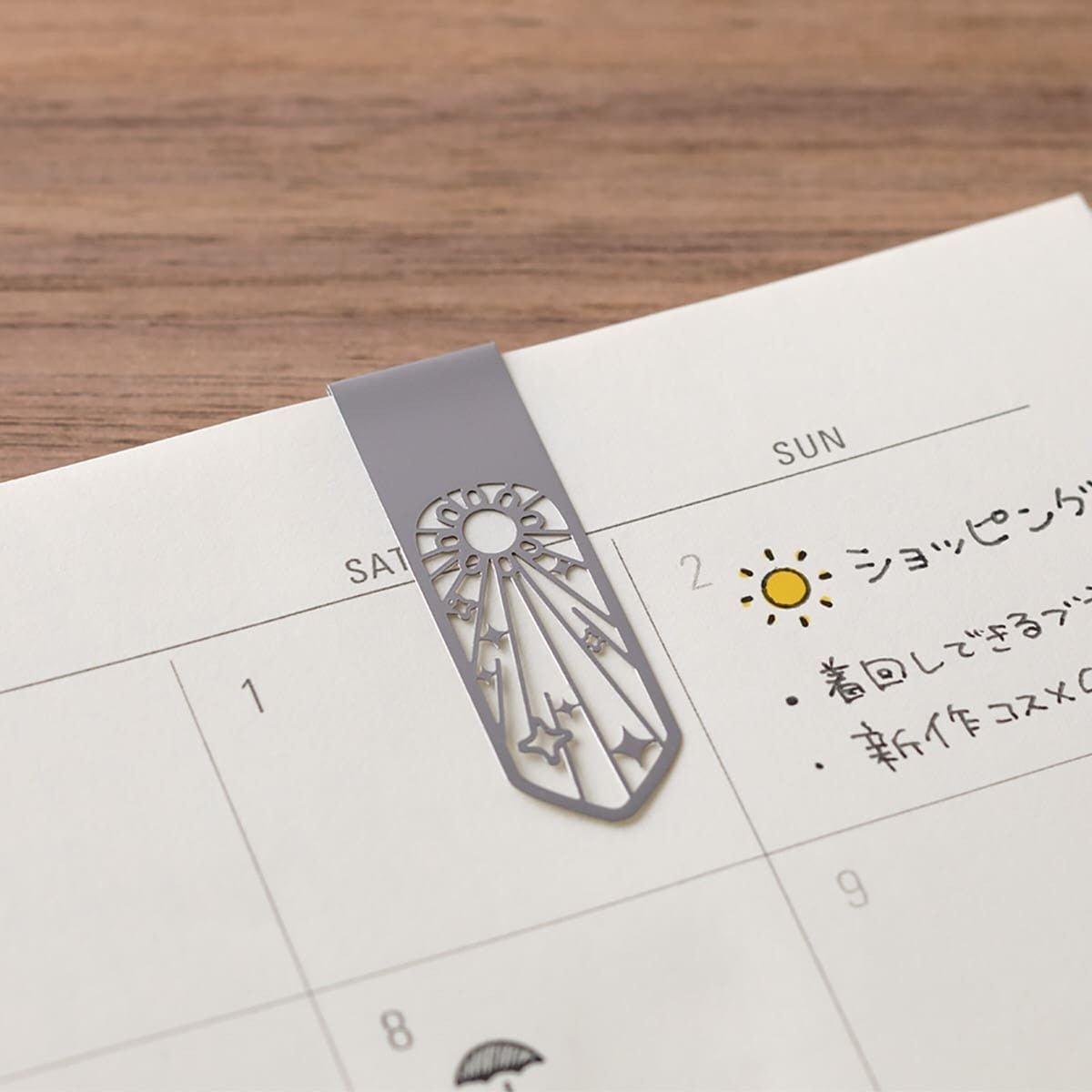 Midori Clip Bookmarker - Weather - Midori - Tidformera