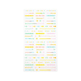 Midori Kalenderstickers - Arrow Pastel - 2 - Midori - Tidformera