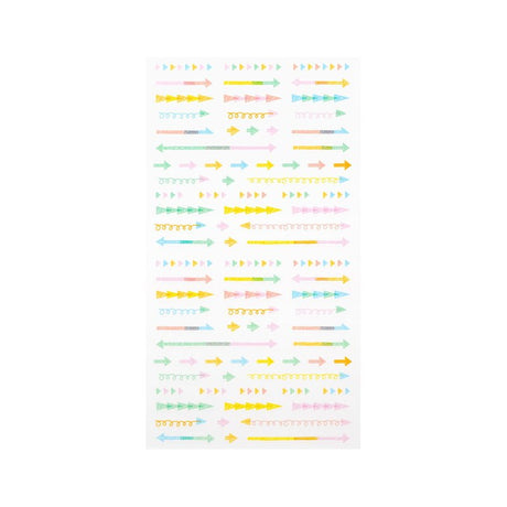 Midori Kalenderstickers - Arrow Pastel - 2 - Midori - Tidformera