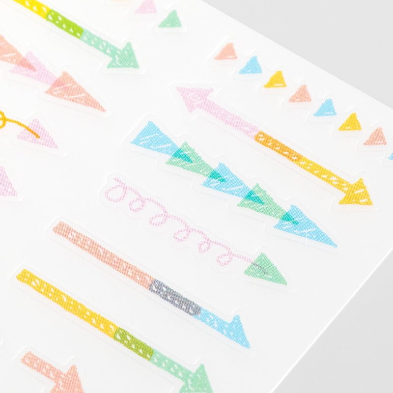 Midori Kalenderstickers - Arrow Pastel - 3 - Midori - Tidformera