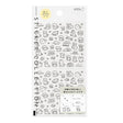 Midori Kalenderstickers - Dog Black & White - Midori - Tidformera