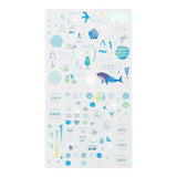 Midori Kalenderstickers Färgtema - Blue - 2 - Midori - Tidformera