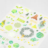 Midori Kalenderstickers Färgtema - Green - 1 - Midori - Tidformera