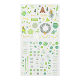 Midori Kalenderstickers Färgtema - Green - Midori - Tidformera