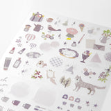 Midori Kalenderstickers Färgtema - Lavender - Midori - Tidformera