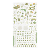 Midori Kalenderstickers Färgtema - Moss green - 2 - Midori - Tidformera