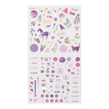 Midori Kalenderstickers Färgtema - Purple - 2 - Midori - Tidformera