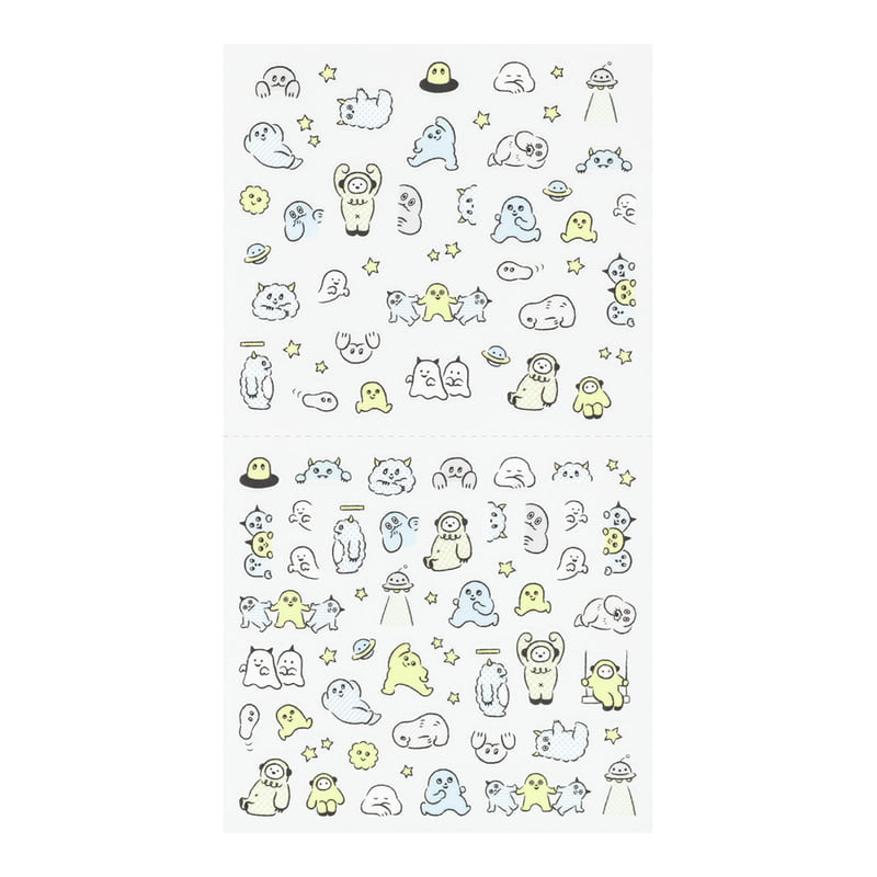 Midori Kalenderstickers - Lined Monster - 3 - Midori - Tidformera