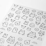 Midori Kalenderstickers - Monsters - 4 - Midori - Tidformera