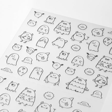 Midori Kalenderstickers - Monsters - 4 - Midori - Tidformera