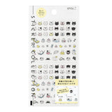 Midori Kalenderstickers - Pictograph Cat - 1 - Midori - Tidformera