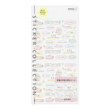 Midori Kalenderstickers - Text Anniversary - 1 - Midori - Tidformera