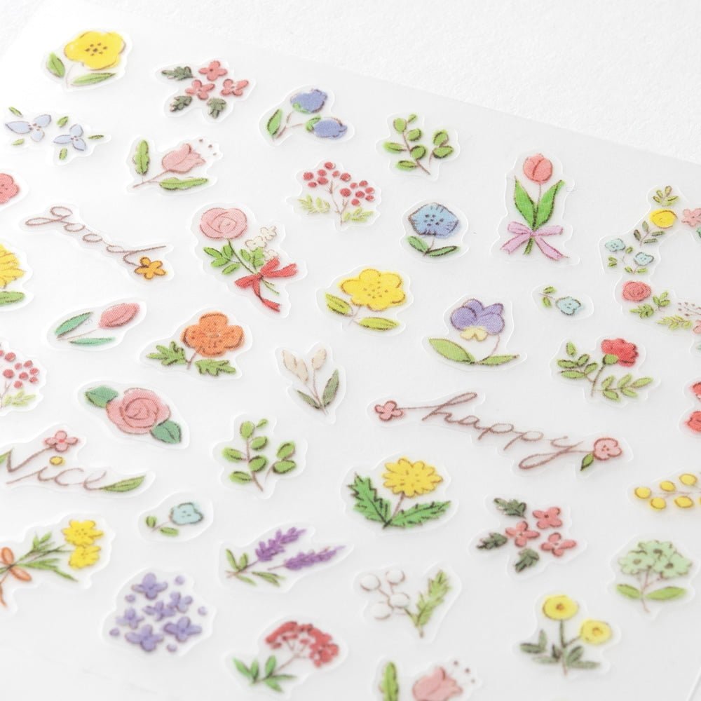 Midori Kalenderstickers - Wild Flowers - 2 - Midori - Tidformera