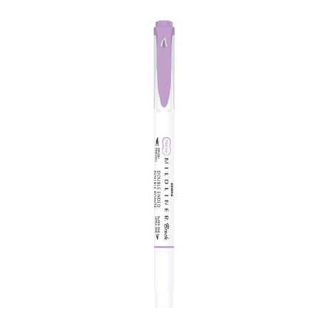 Mildliner Brush pen - Violet - Zebra - Tidformera