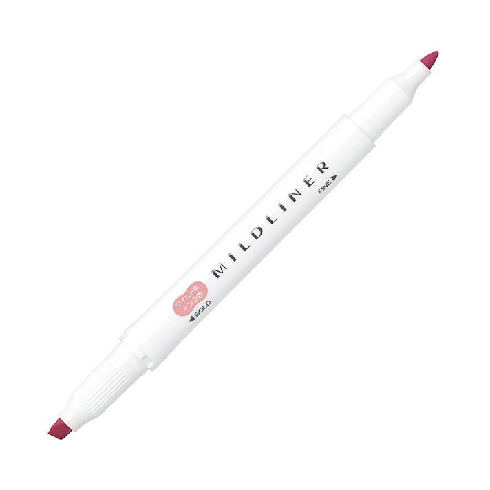 Mildliner Överstrykningspenna - Smoke Red - 1 - Zebra - Tidformera