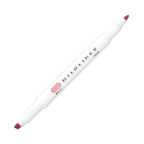 Mildliner Överstrykningspenna - Smoke Red - 1 - Zebra - Tidformera