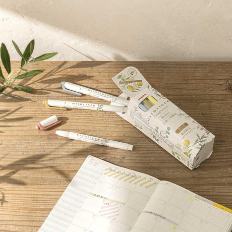 Mildliner Överstrykningspennor - Limited edition - Fragrance - 5 - Zebra - Tidformera