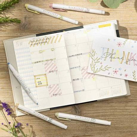 Mildliner Överstrykningspennor - Limited edition - Fragrance - 6 - Zebra - Tidformera