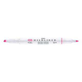 Mildliner Överstrykningspenna - Pink från Zebra - Rosa överstrykningspenna utan lock - Tidformera
