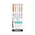 Mildliner Överstrykningspennor 5-pack - Neutral - Zebra - Tidformera