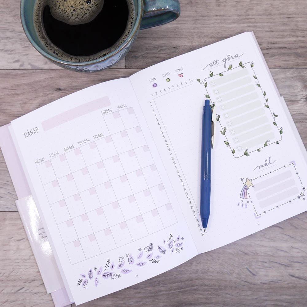 Mitt bästa år En Bullet Journal för att må bättre Therése Lindgren - Min butik - Tidformera