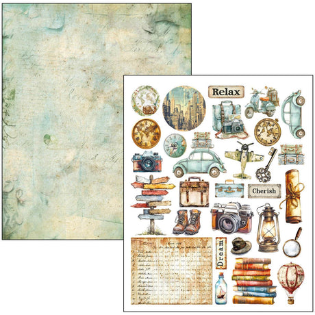 Mixed media book - Journey ahead - 24 - Ciao Bella - Tidformera