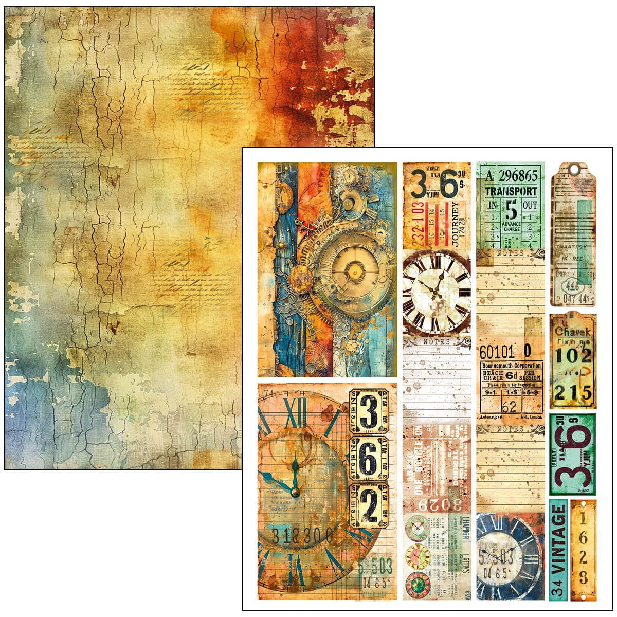 Mixed media book - Past time - 18 - Ciao Bella - Tidformera