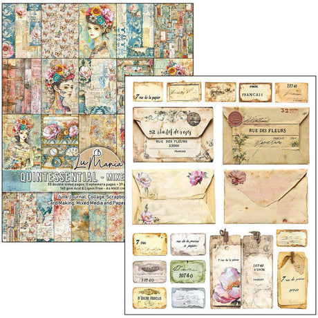 Mixed media book - Quintessential - 2 - Ciao Bella - Tidformera