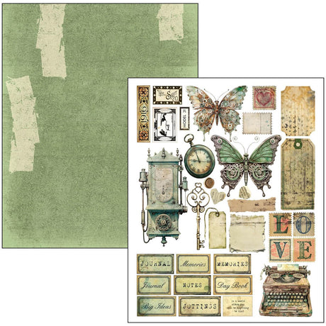 Mixed media book - Time capsule - 25 - Ciao Bella - Tidformera