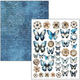 Mixed media book - Urban blue denim - 25 - Ciao Bella - Tidformera