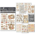 Mixed Media Stickers - 10-pack - Lost in Time - 1 - Ciao Bella - Tidformera