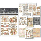 Mixed Media Stickers - 10-pack - Lost in Time - 1 - Ciao Bella - Tidformera