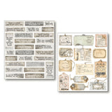 Mixed Media Stickers - 10-pack - Lost in Time - 6 - Ciao Bella - Tidformera