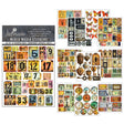 Mixed Media Stickers - 10-pack - Scratched Labels - 1 - Ciao Bella - Tidformera